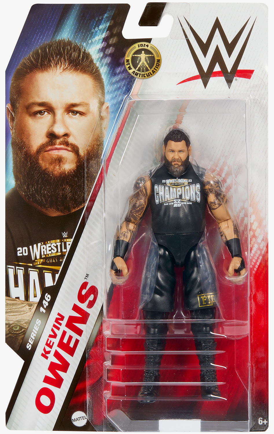 Kevin Owens Wwe Basic Series #146 Action Figure – Wrestlingshop.com