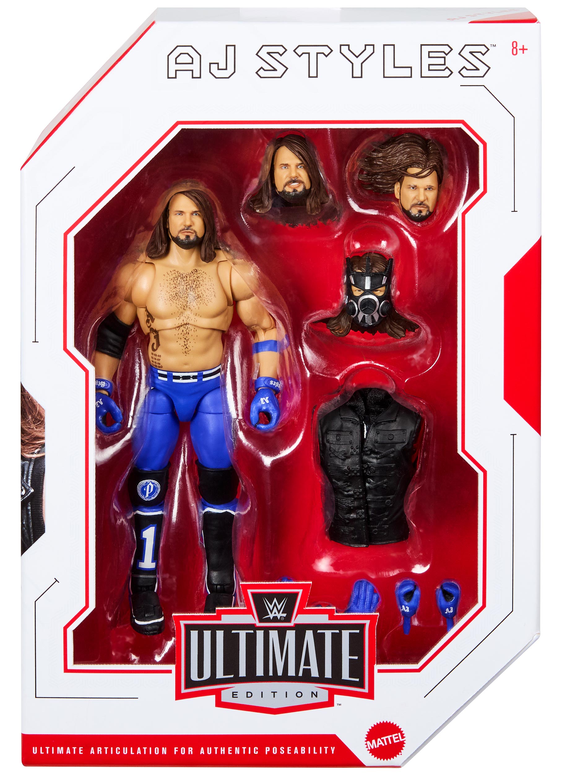 AJ Styles WWE Ultimate Edition Greatest Hits Series Action Figure