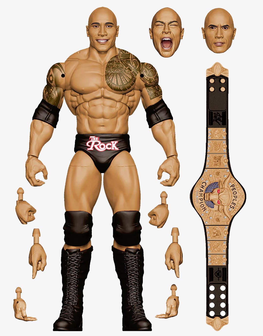 Wwe action figure the fashion rock