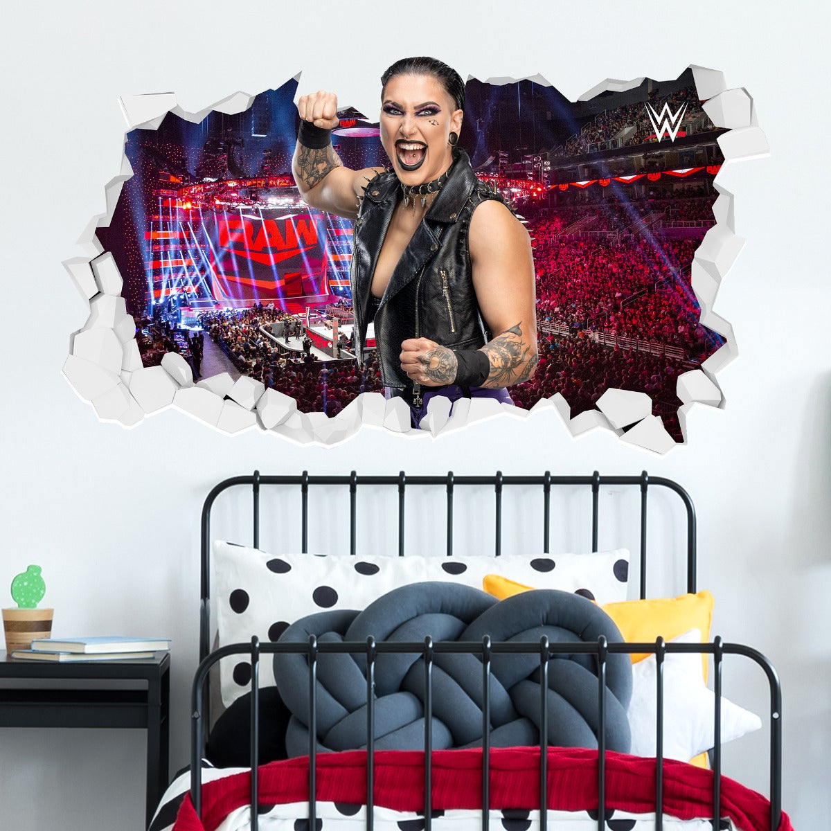 Rhea Ripley WWE Broken Wall Sticker – wrestlingshop.com
