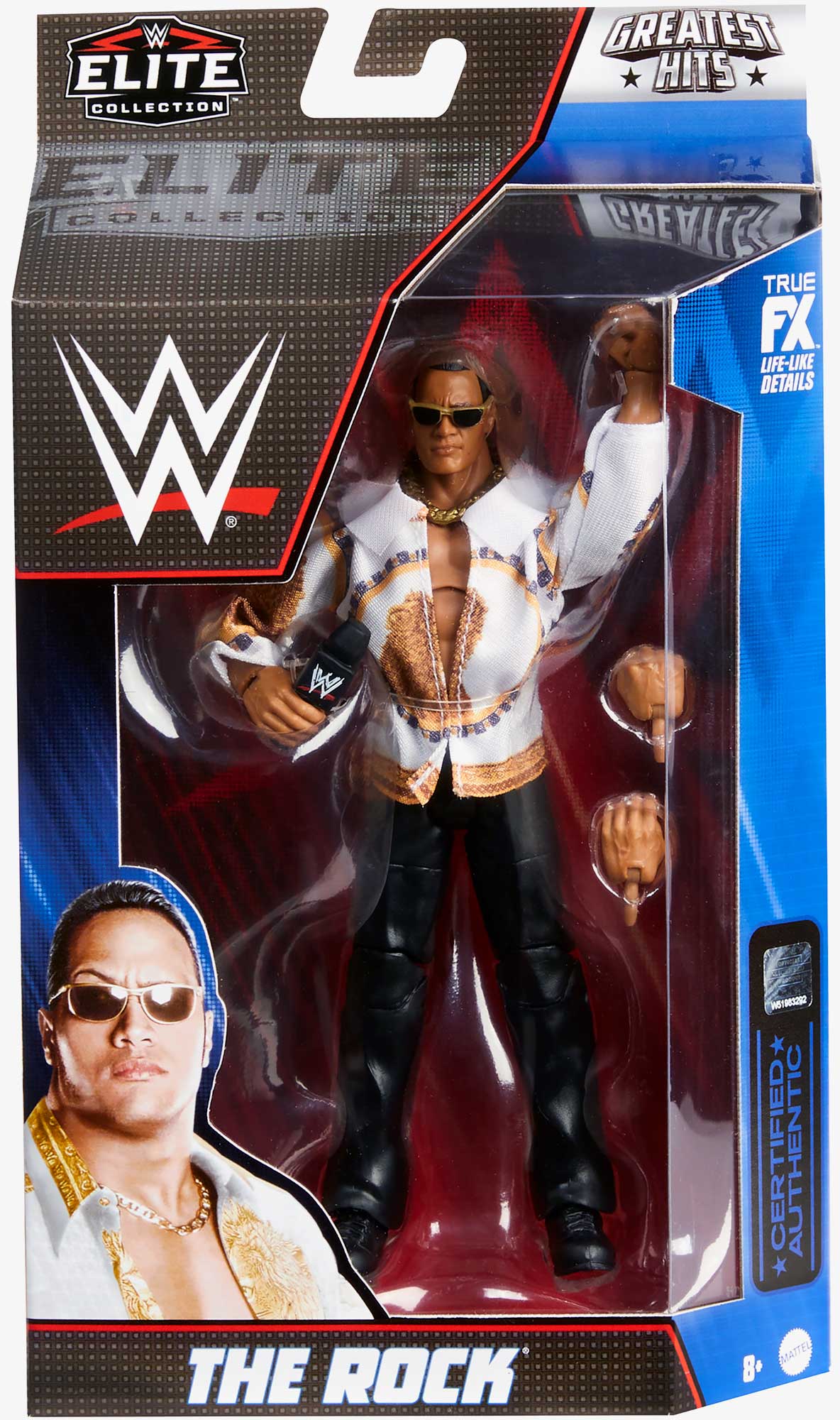The Rock WWE Elite Collection Greatest Hits Series #1 Action