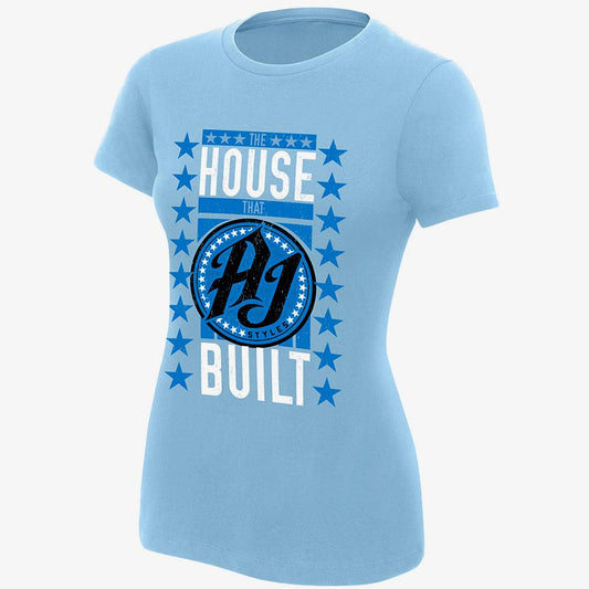 AJ Styles - The House That AJ Built - Women's WWE Authentic T-Shirt