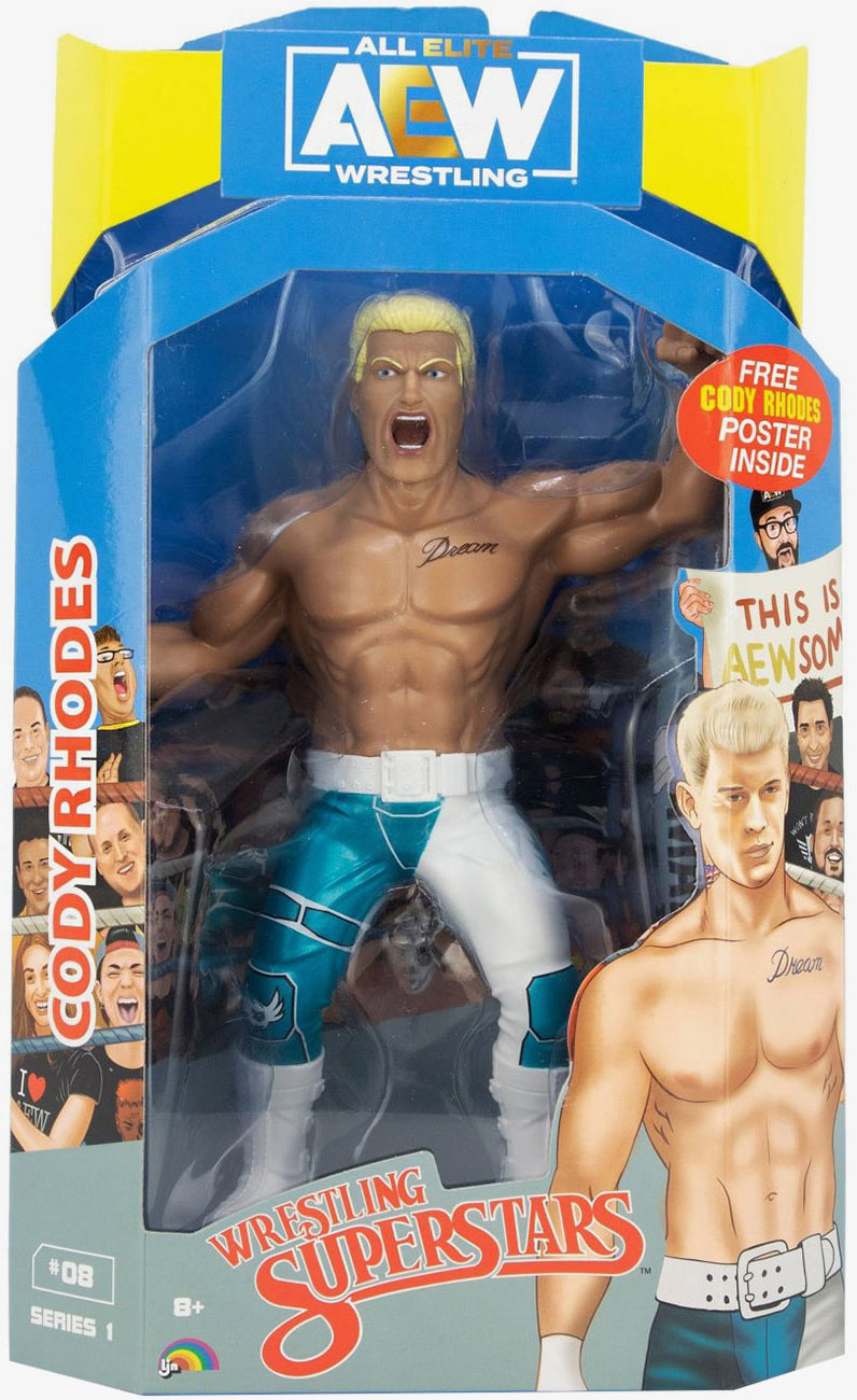 Cody Rhodes AEW Unmatched Collection Series 1 LJN Style