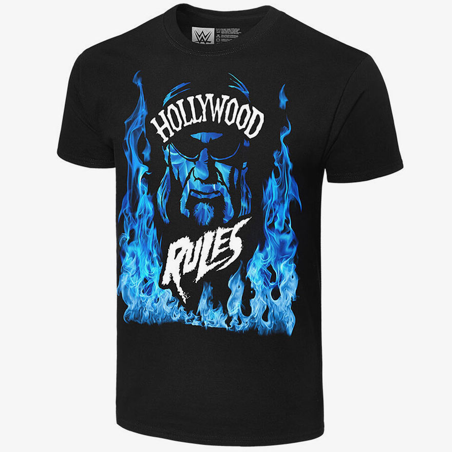 Hulk Hogan Hollywood Rules Mens Retro WWE T-Shirt1