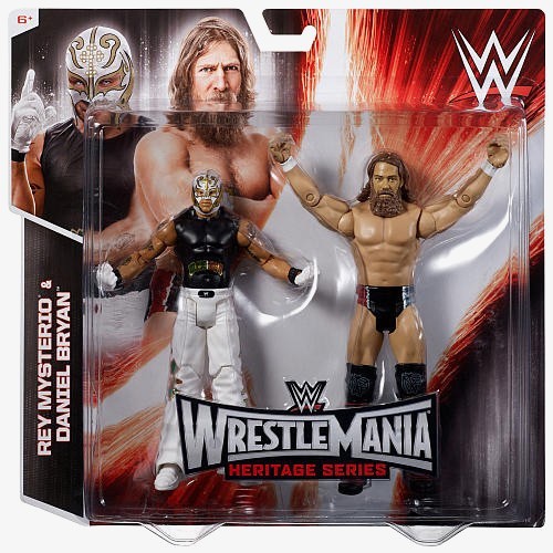 Rey Mysterio &amp; Daniel Bryan WWE WrestleMania Heritage Series Battlepack