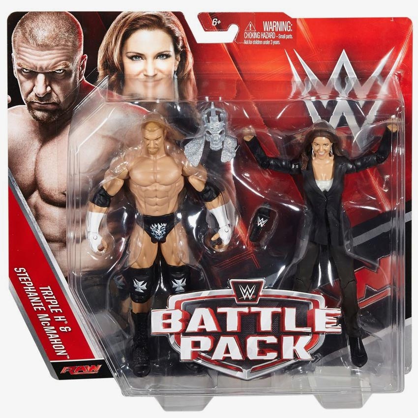 未開封　WWE クラシック！トリプルH&ステファニー．マクマホン2体セット！ Triple H & Stephanie McMahon - WWE Battle Pack Series #42