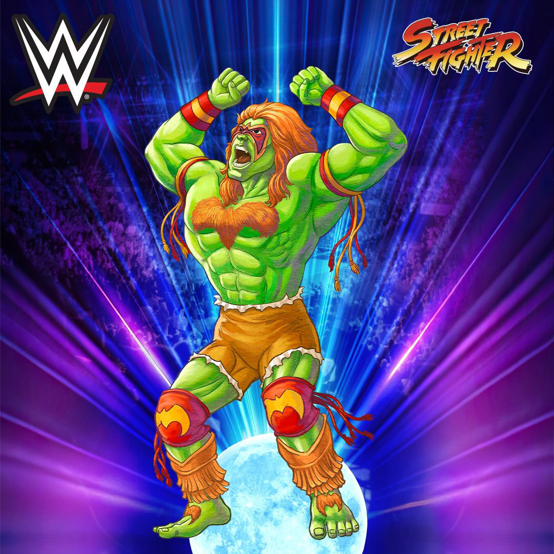 WWE x Street Fighter Elite Collection Action Figure Line — Crossover