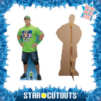 John Cena WWE Cardboard Cut Out (Green T-Shirt 2)
