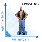 Stone Cold Steve Austin WWE Cardboard Cut Out