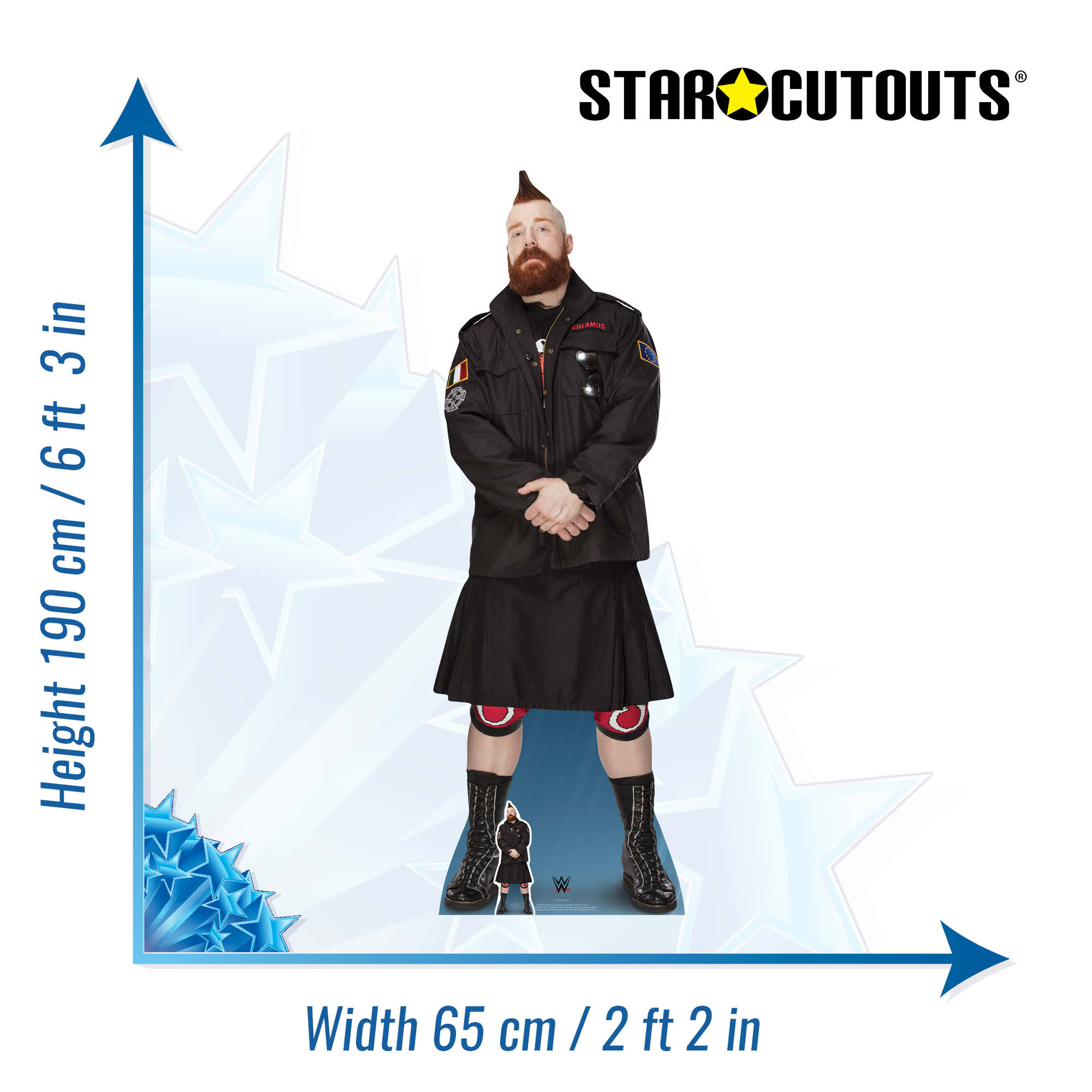 Sheamus WWE Cardboard Cut Out