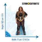 Nia Jax WWE Cardboard Cut Out