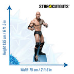 The Rock WWE Cardboard Cut Out