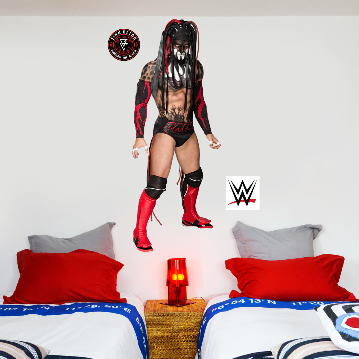 Finn Balor WWE Decal 1 + Bonus Wall Sticker Set