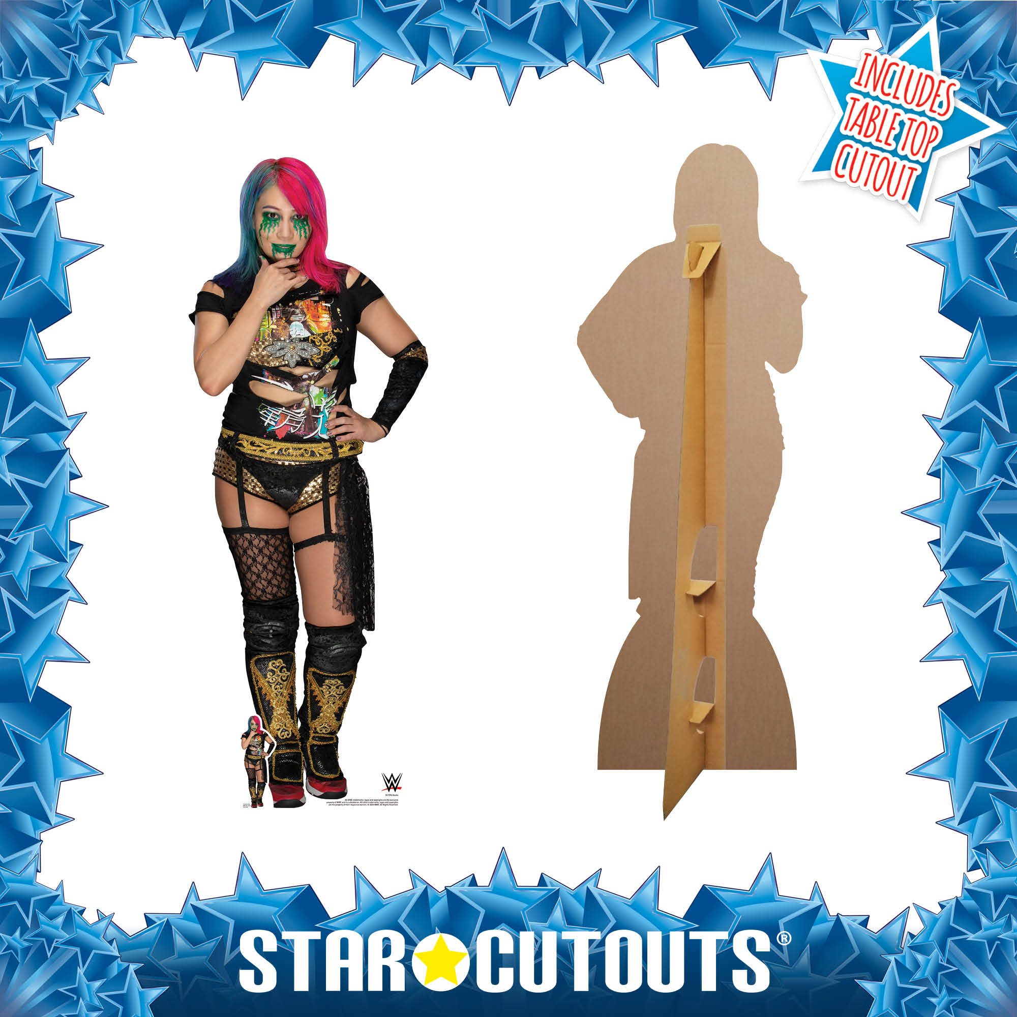 Asuka WWE Cardboard Cut Out