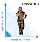 Asuka WWE Cardboard Cut Out