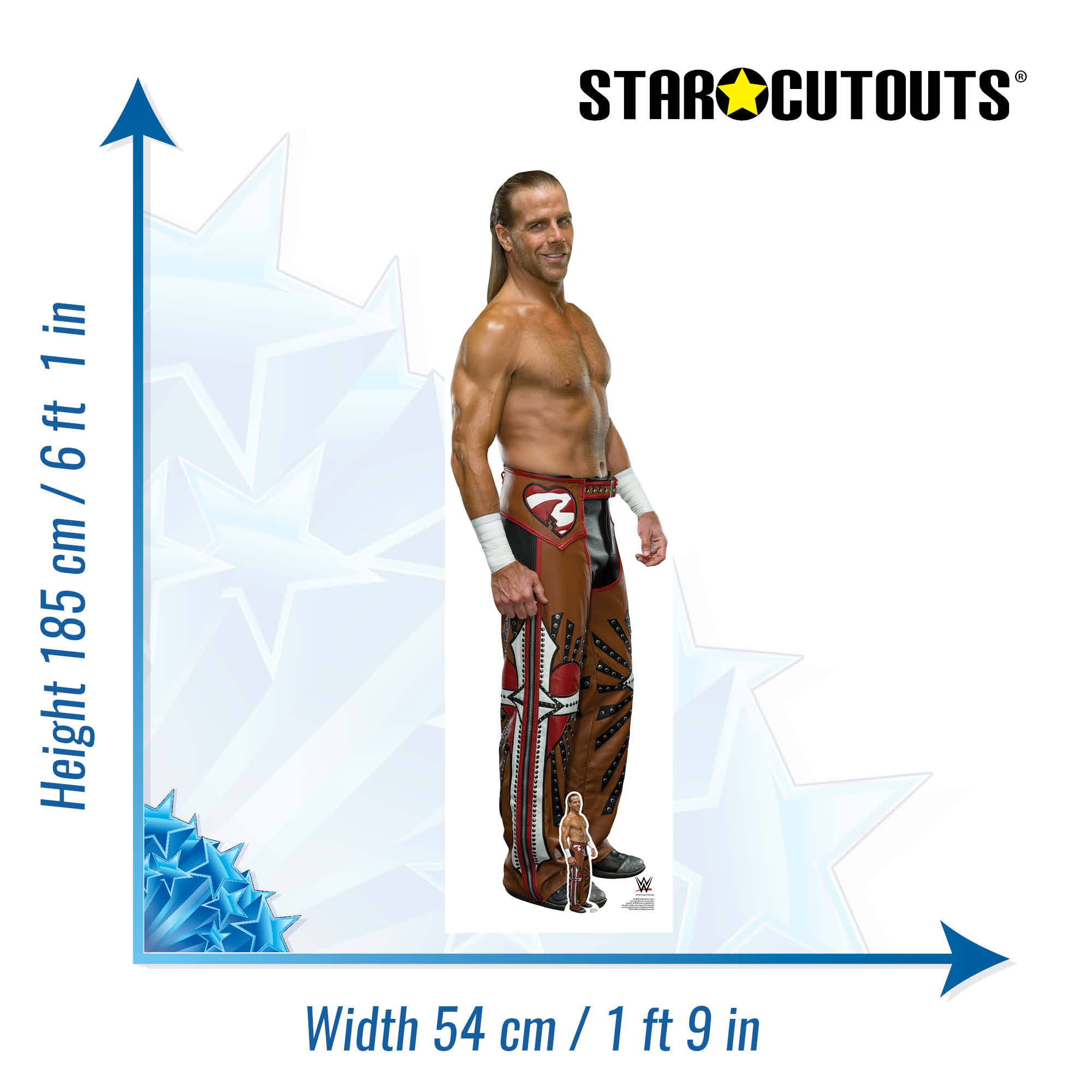 Shawn Michaels WWE Cardboard Cut Out