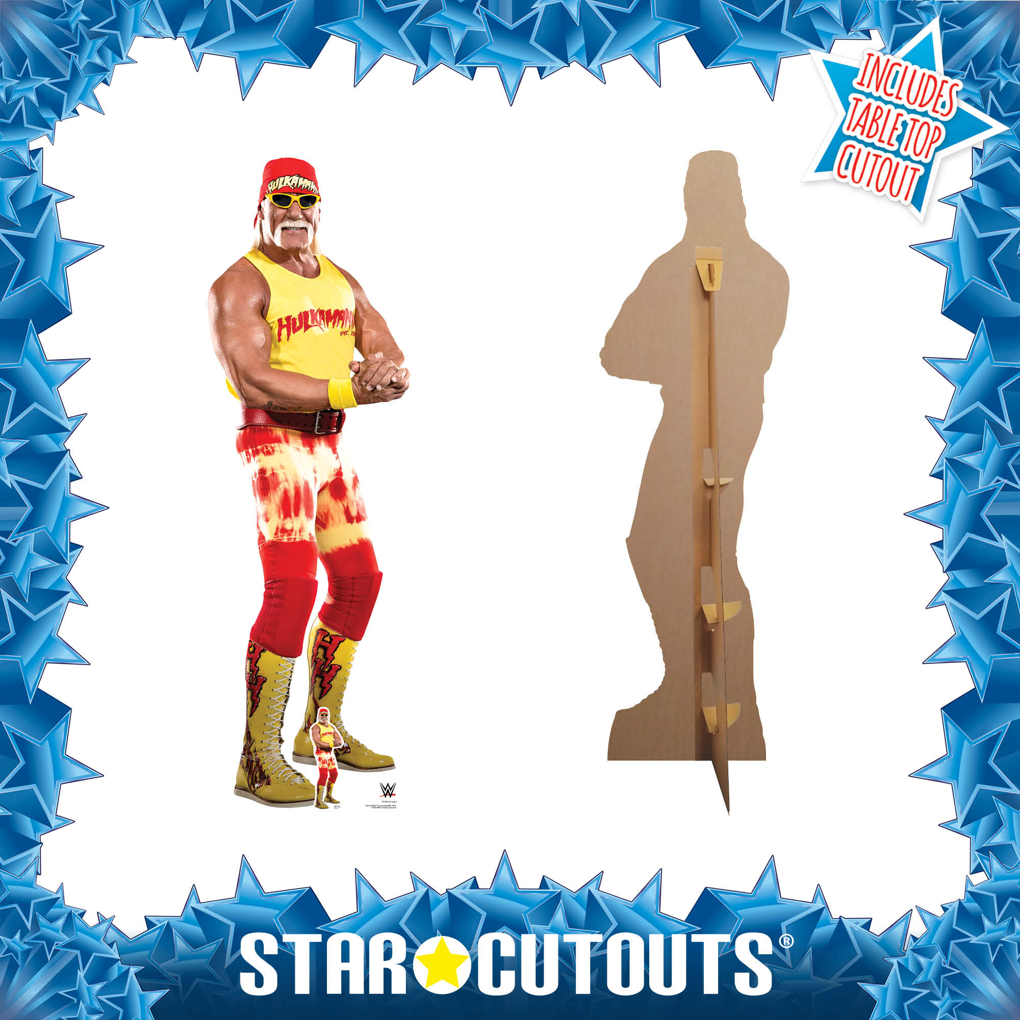 Hulk Hogan WWE Cardboard Cut Out