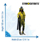 Macho Man Randy Savage WWE Cardboard Cut Out (Yellow)