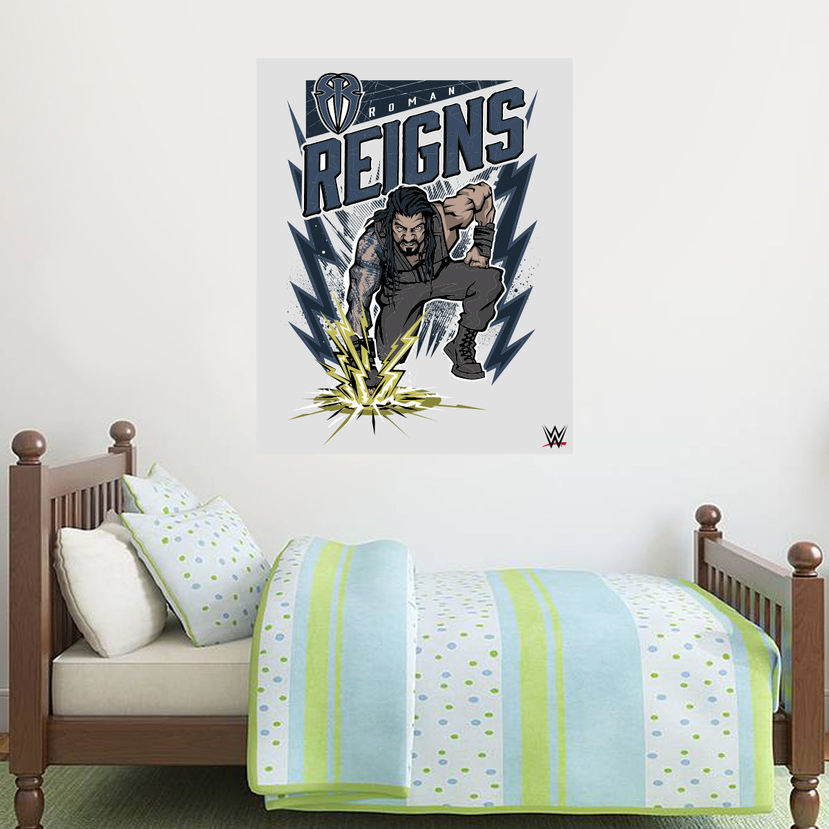 Roman Reigns WWE Graphic Wall Sticker 1