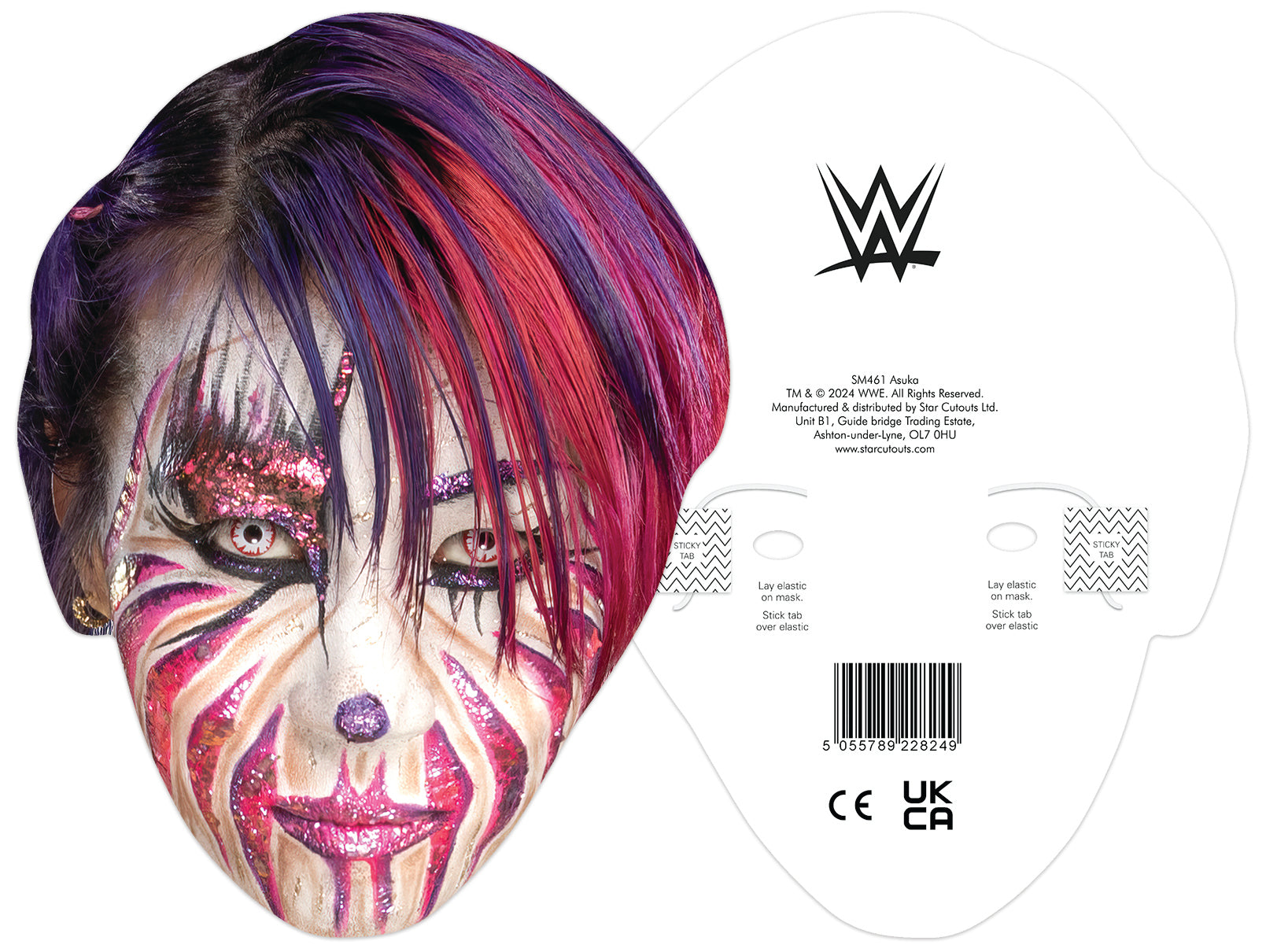 Asuka WWE Face Mask – wrestlingshop.com