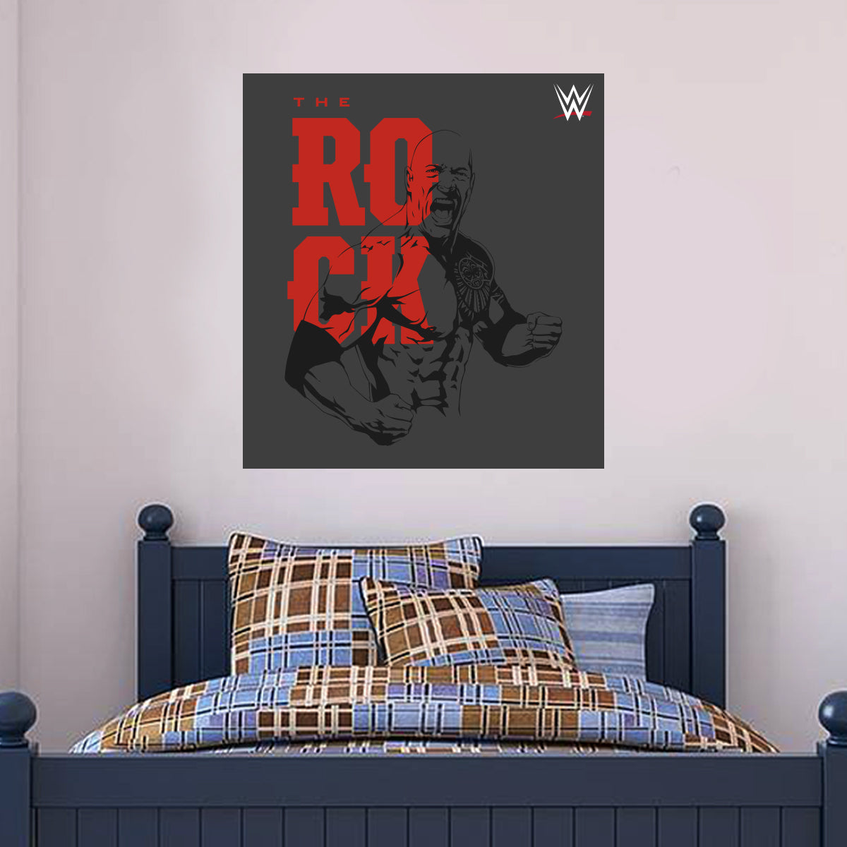 The Rock WWE Graphic Wall Sticker 2