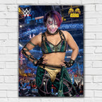 Asuka Crowd WWE Print Poster