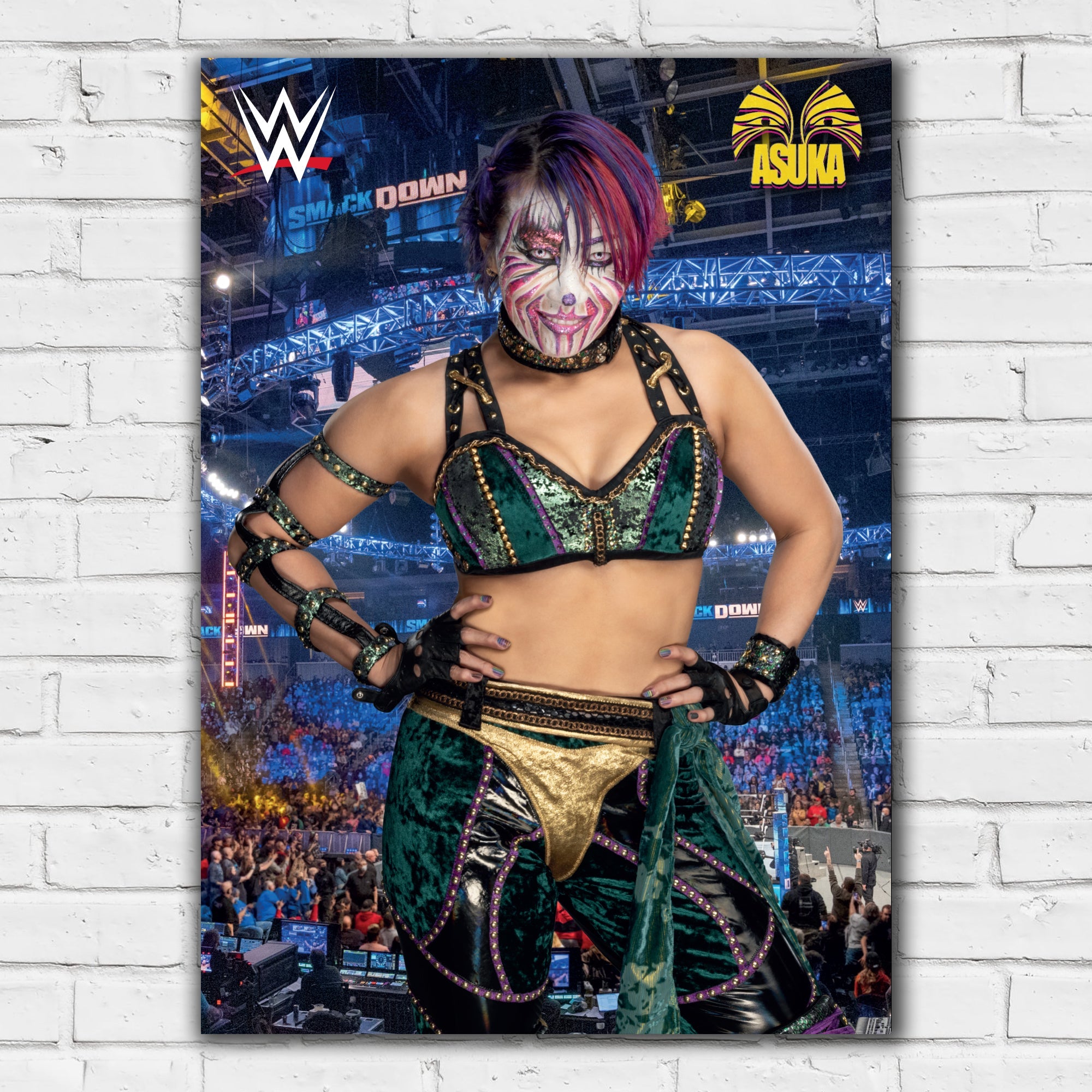 Asuka Crowd WWE Print Poster