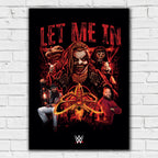 Bray Wyatt Let Me In Red Collage WWE Print Poster