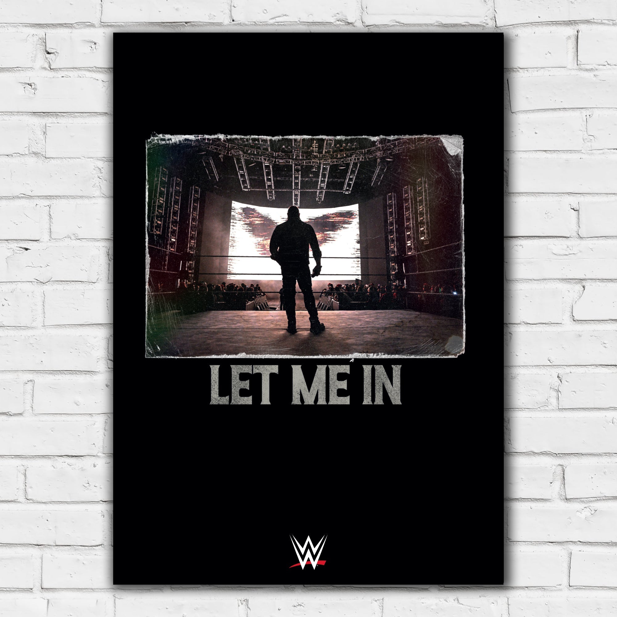 Bray Wyatt Let Me In Wings WWE Print Poster