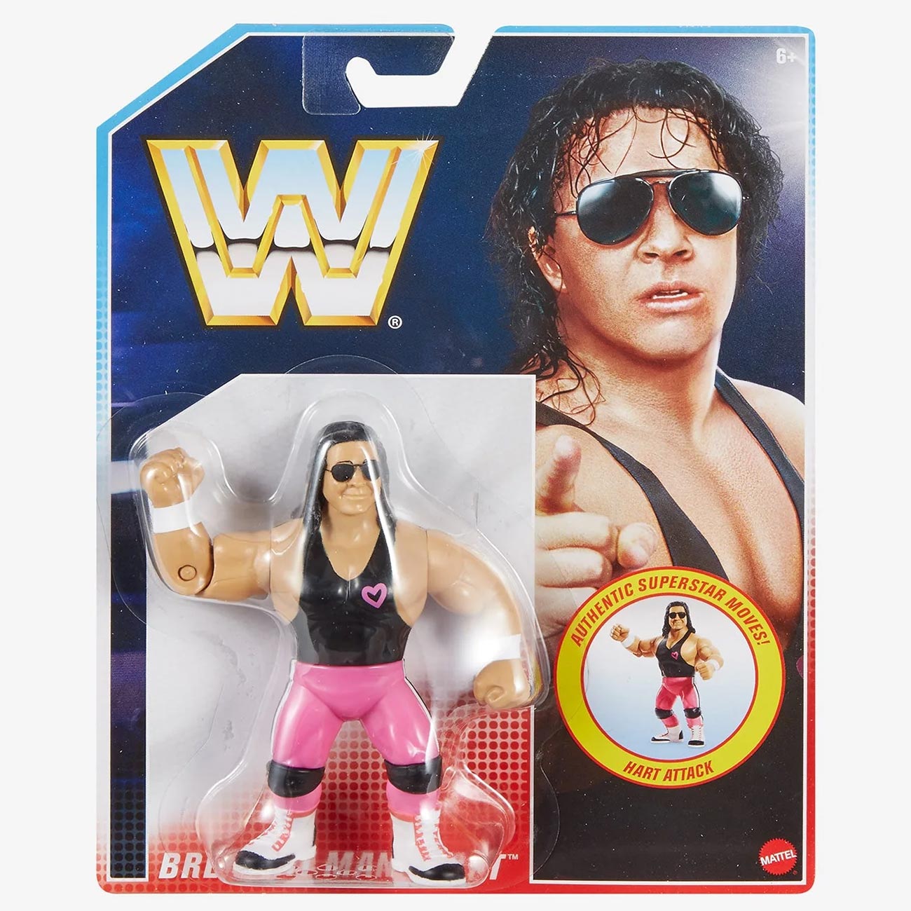 Bret "Hit Man" Hart WWE Retro Wave 2 (Signed Edition)