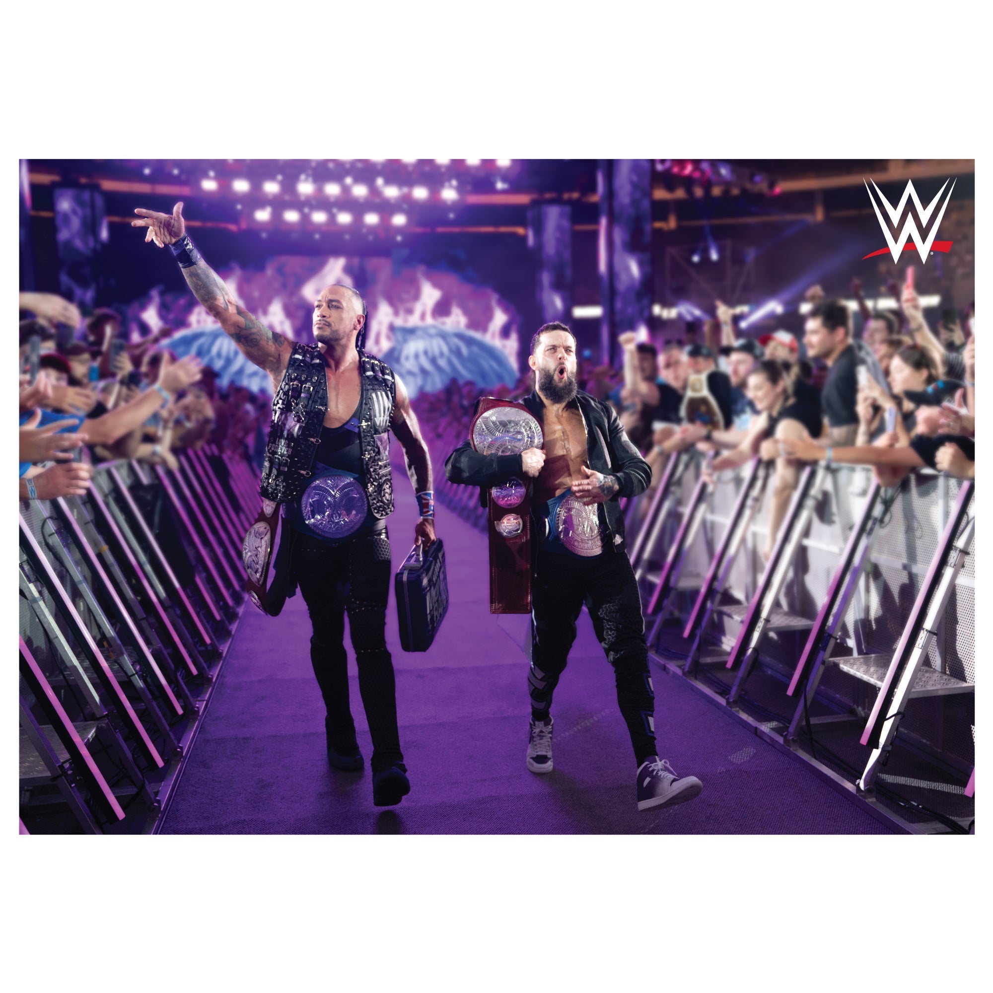 Finn Balor & Damian Priest Tag Team Champions WWE Print Poster