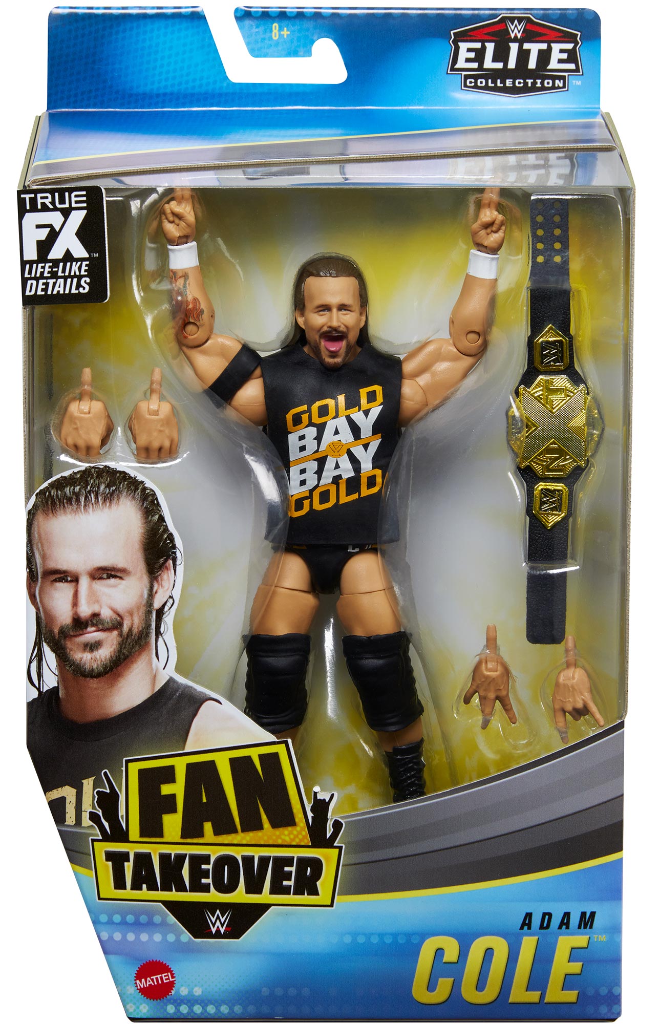 Adam Cole WWE Fan Takeover Elite Collection Series (Damaged Packaging)