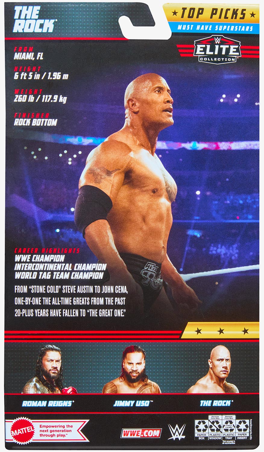 The Rock WWE Elite Collection Top Picks 2023 Series