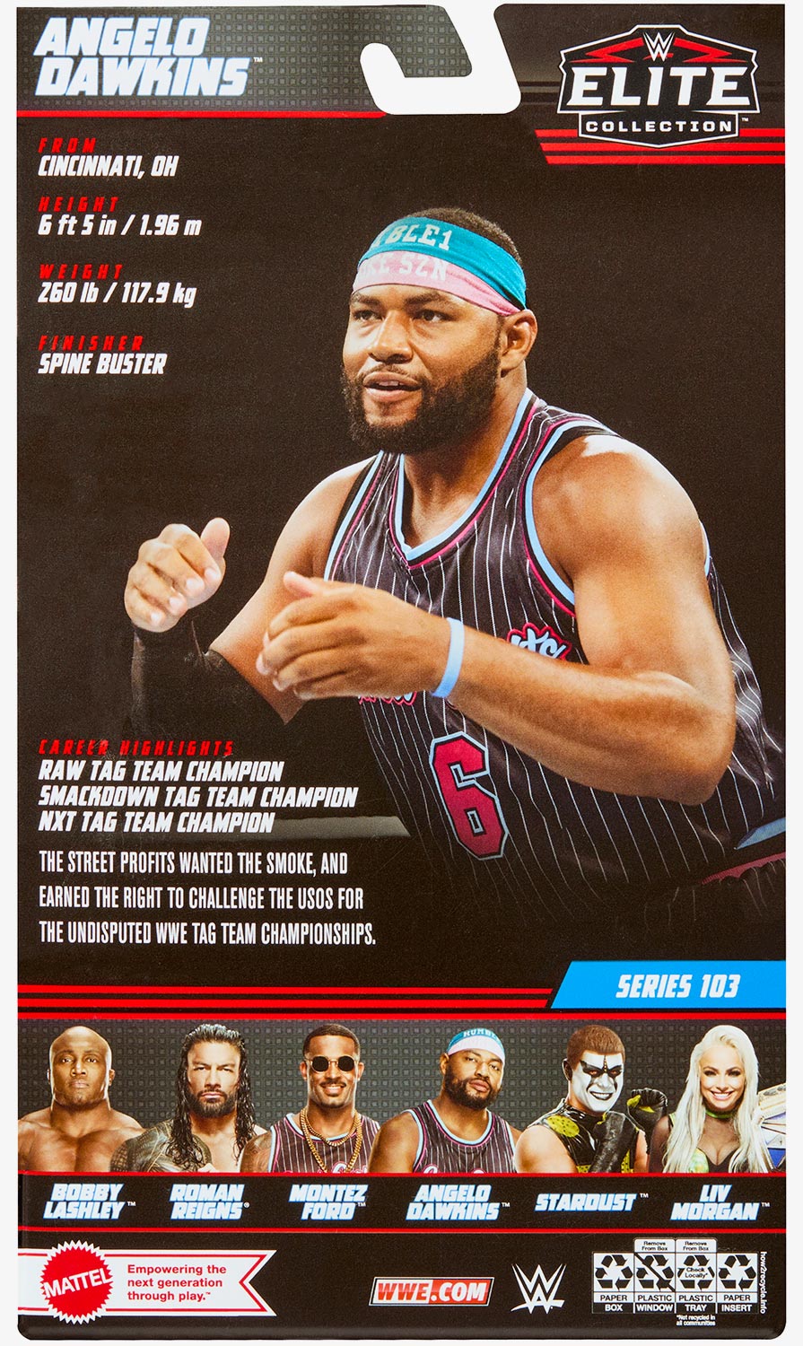 Angelo Dawkins WWE Elite Collection Series #103