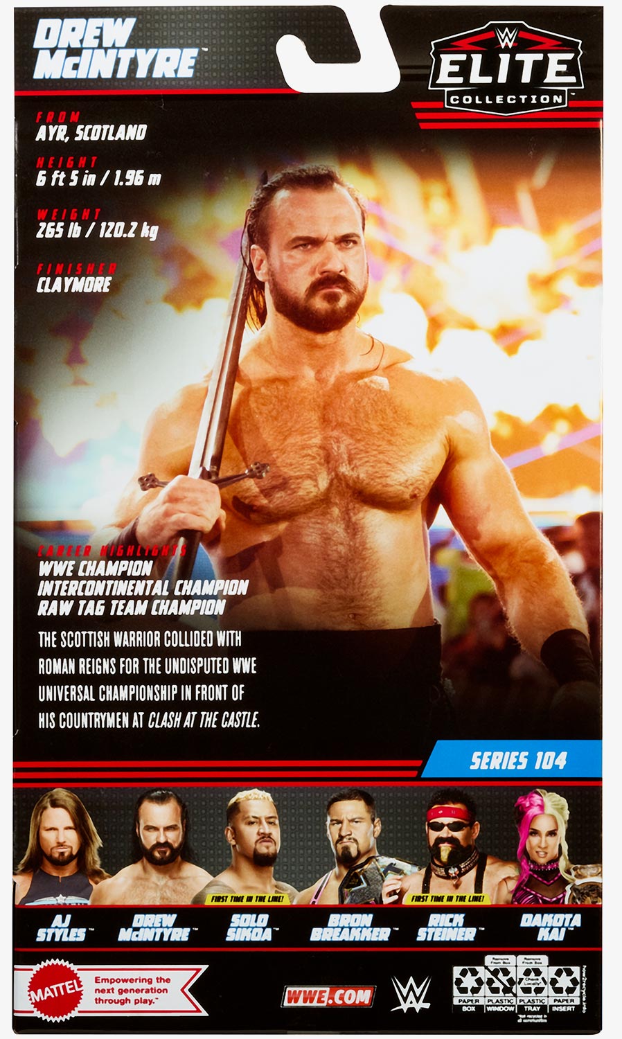Drew McIntyre WWE Elite Collection Series #104