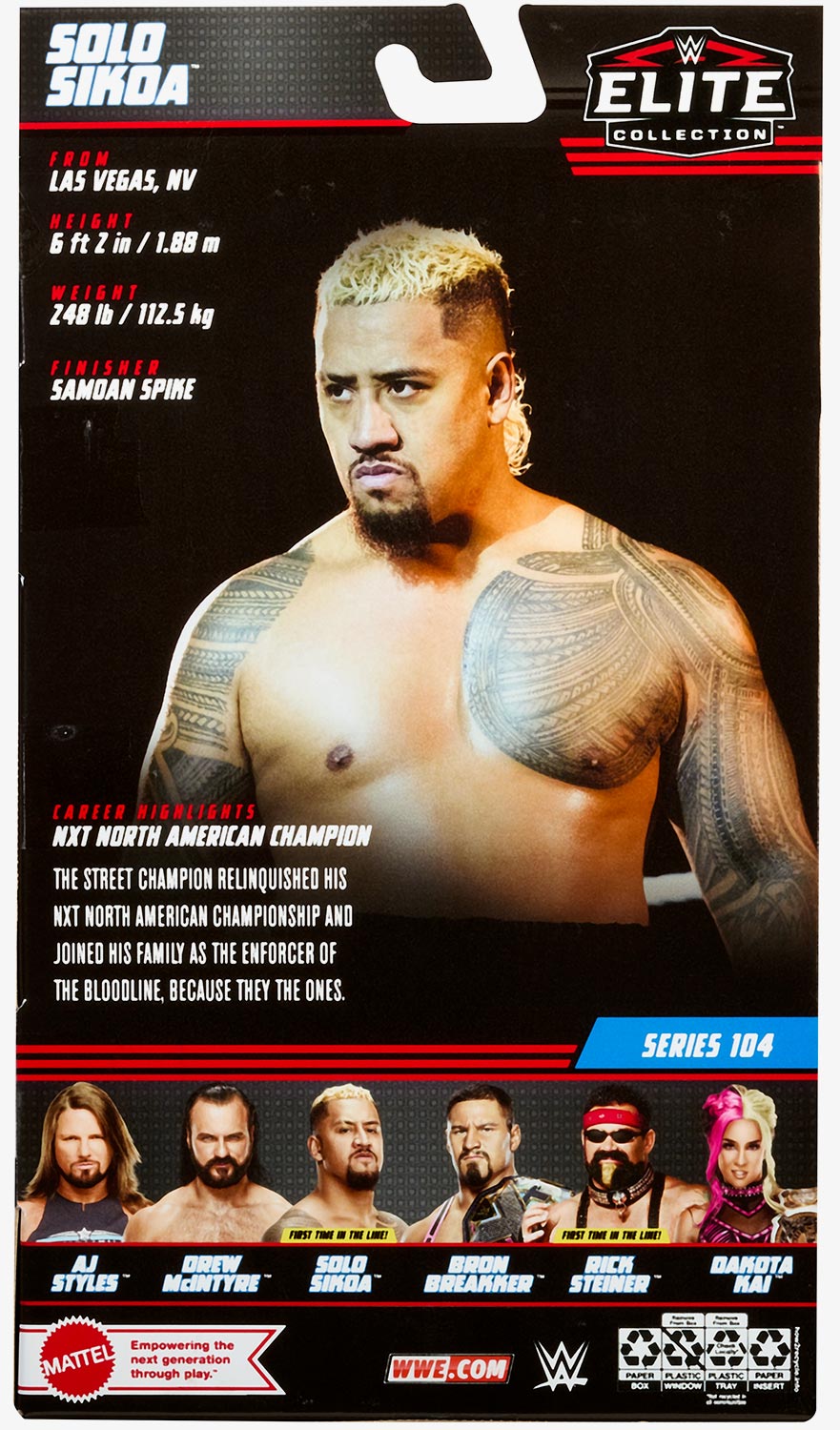 Solo Sikoa WWE Elite Collection Series #104