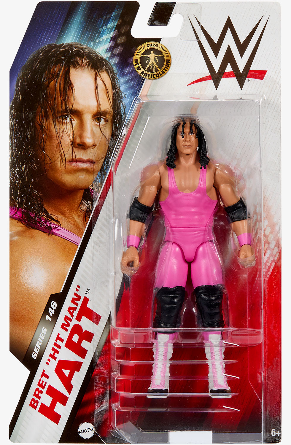 Bret "Hit Man" Hart WWE Basic Series #146 (Signed Edition)