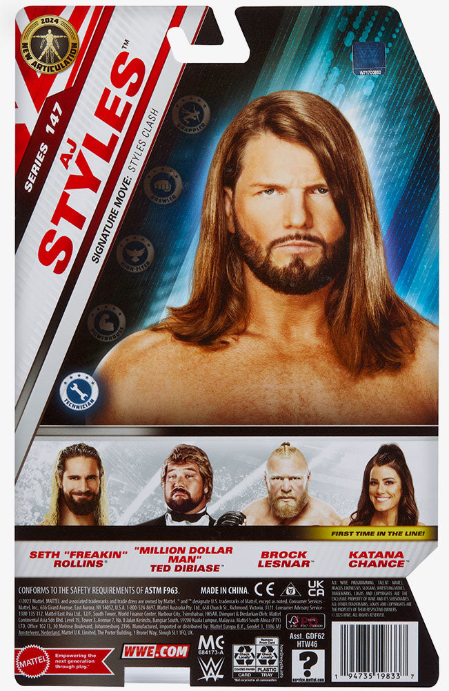 AJ Styles WWE Main Event Series #147