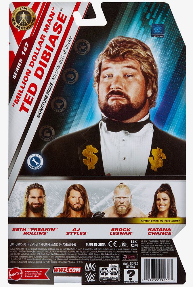 "Million Dollar Man" Ted Dibease WWE Main Event Series #147