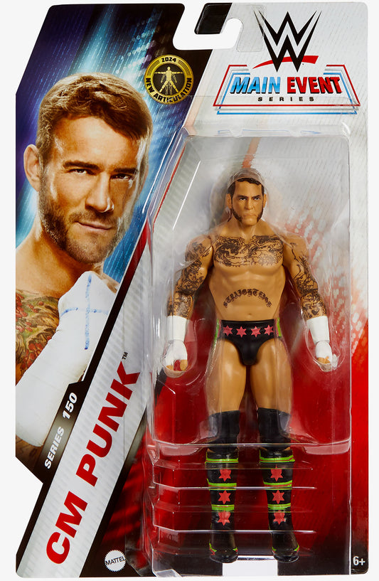 CM Punk WWE Main Event Series #150 (Chase variant)