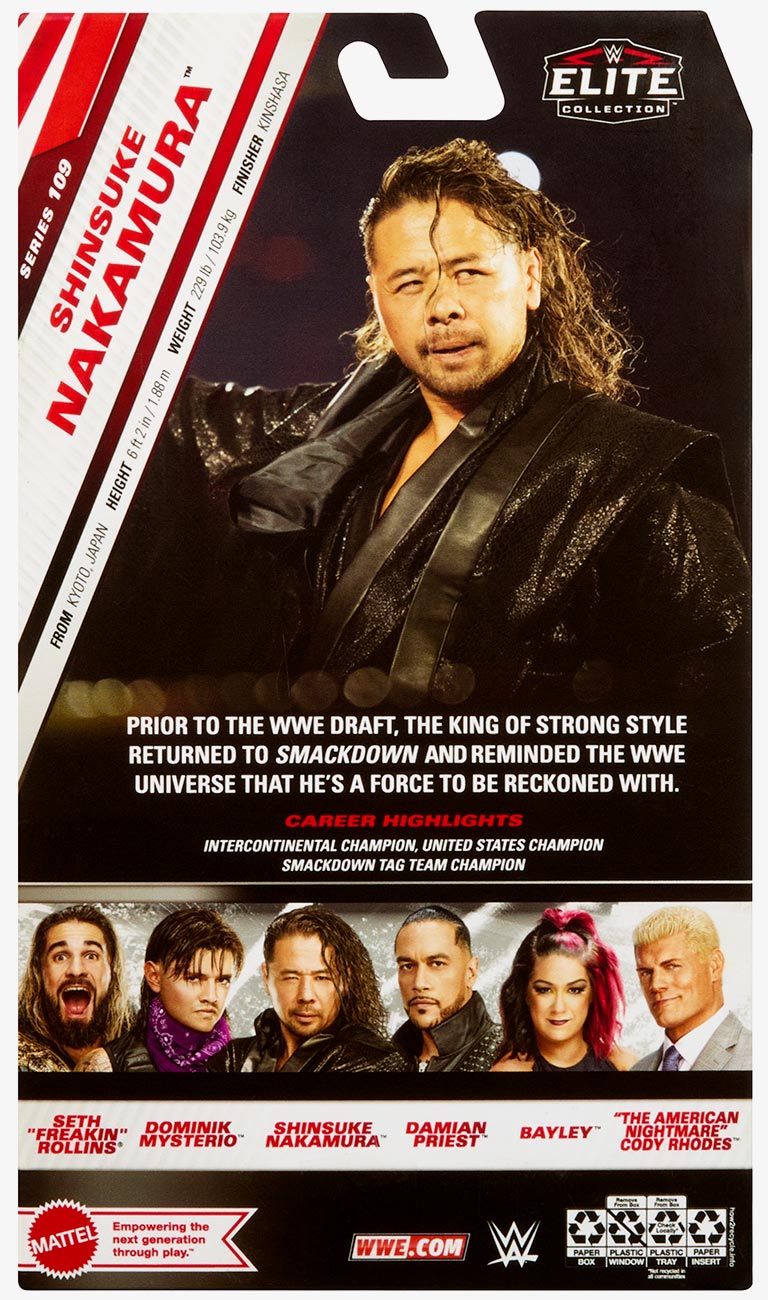 Shinsuke Nakamura WWE Elite Collection Series #109