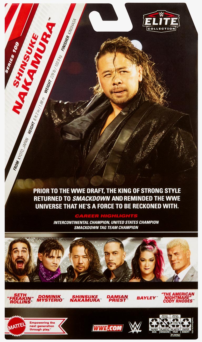 Shinsuke Nakamura WWE Elite Collection Series #109 Figure