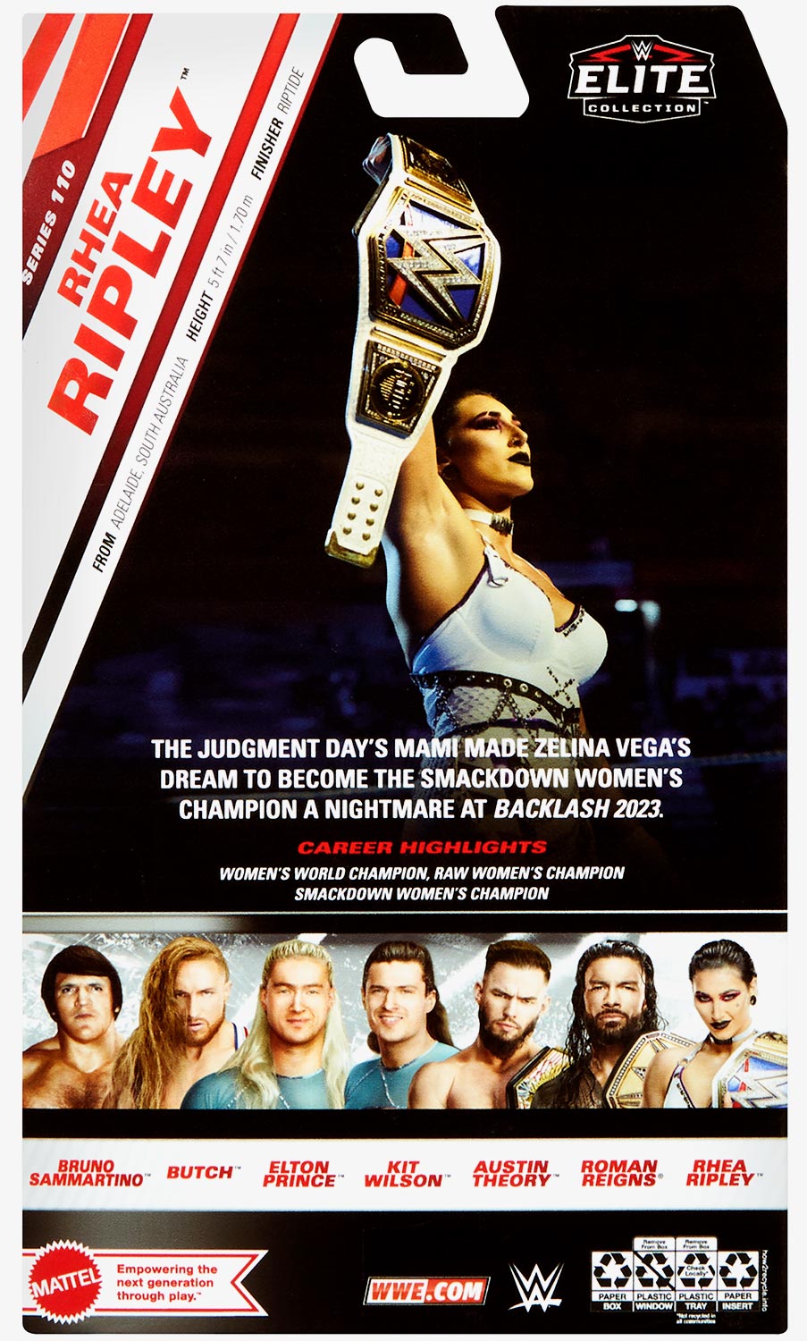 Rhea Ripley WWE Elite Collection Series #110 – wrestlingshop.com