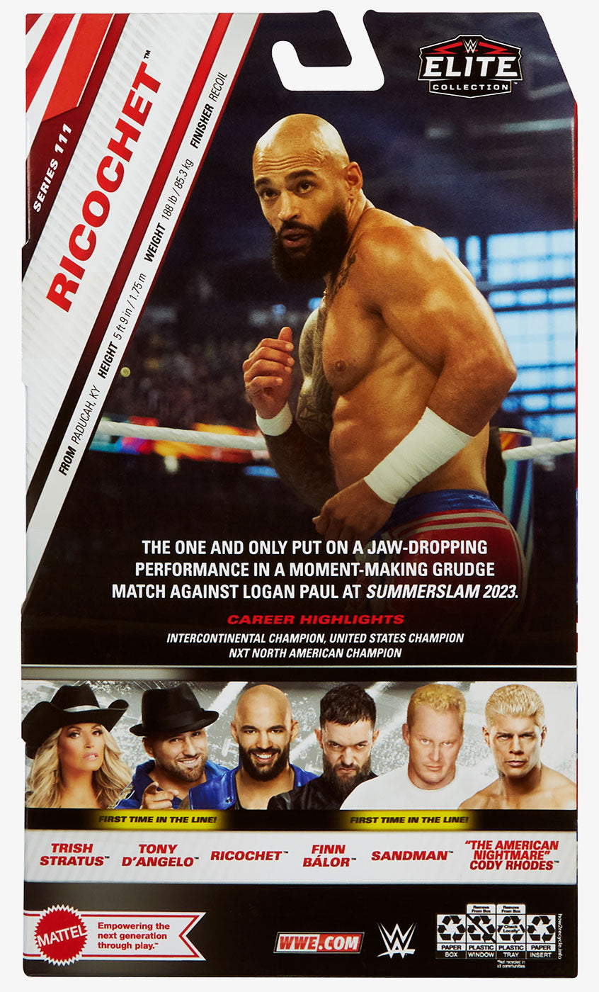 Ricochet WWE Elite Collection Series #111 Action Figure – wrestlingshop.com