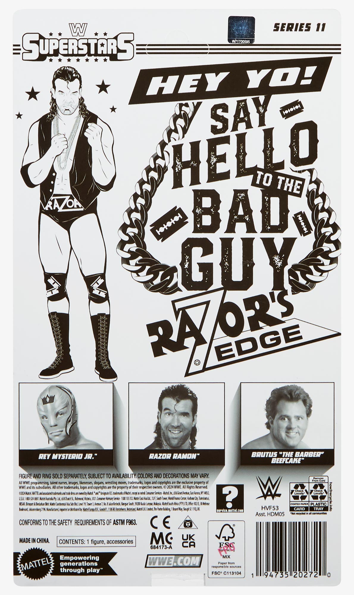 Wrestlemania 11 Razor Ramon Razor Ramon WWE Superstars Series #11 Action Figure – wrestlingshop.com