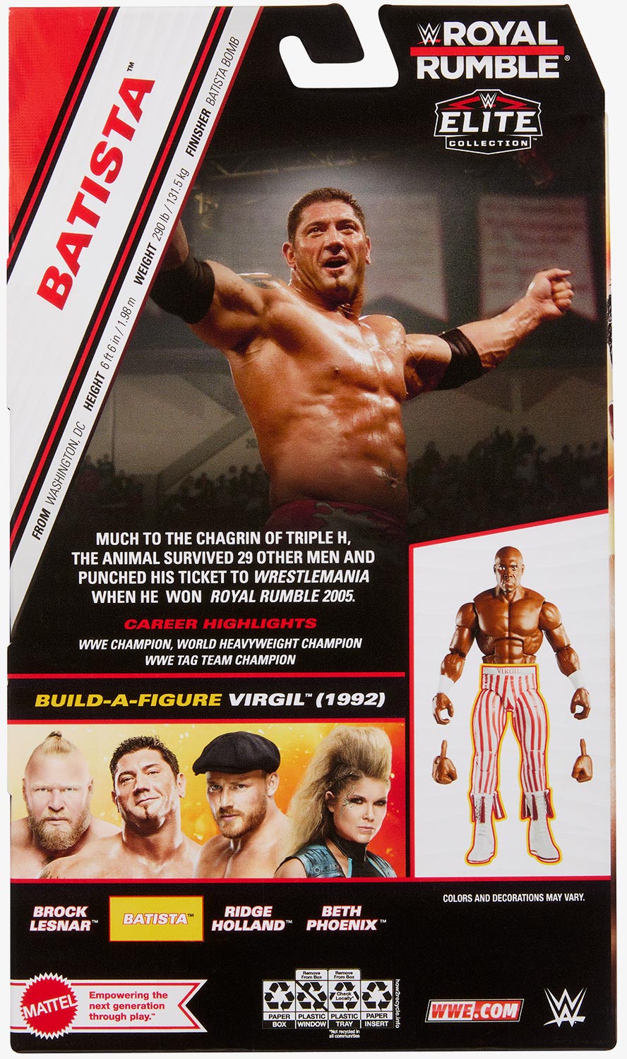 Batista WWE Royal Rumble 2024 Elite Collection Series Action Figure