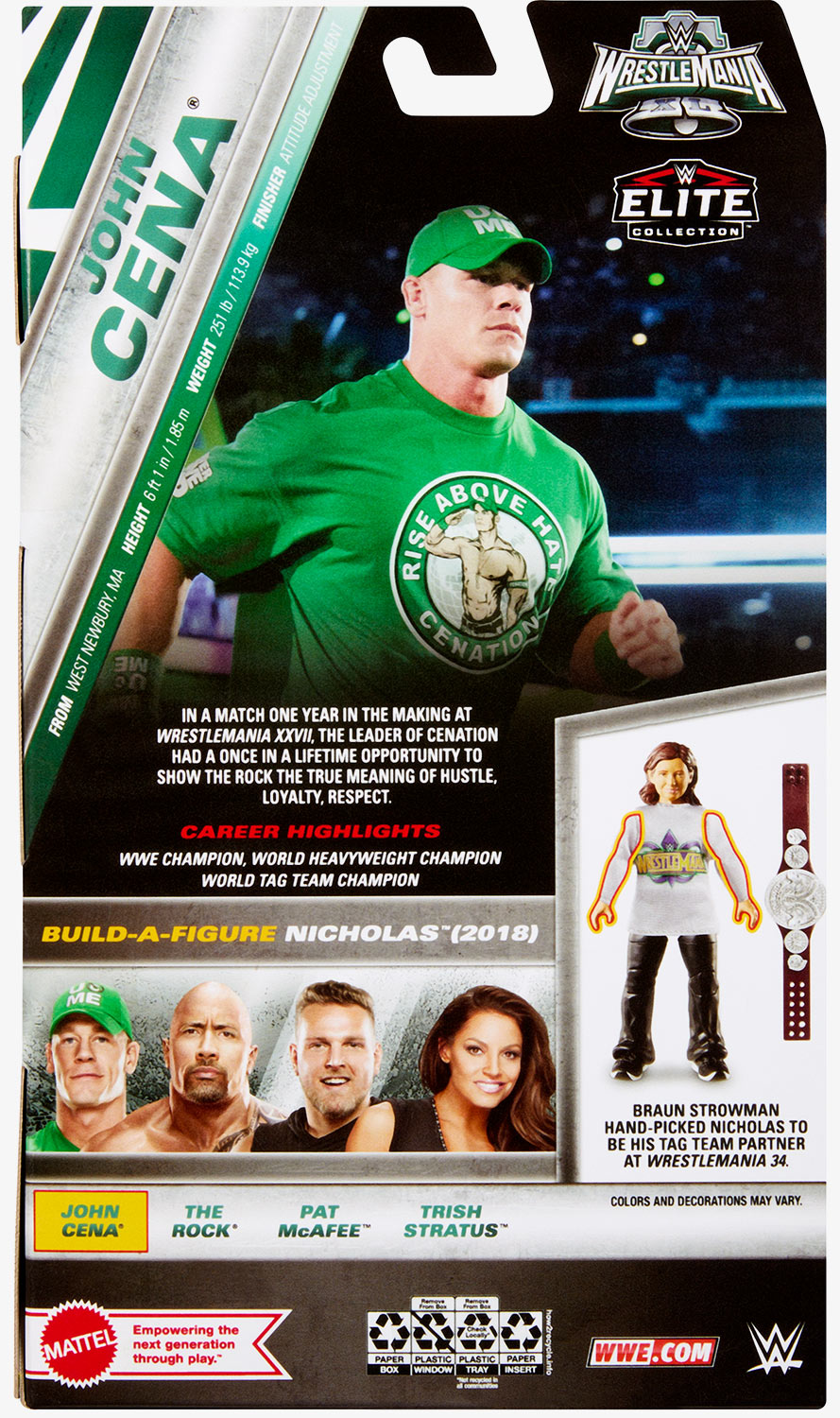 John Cena WWE WrestleMania 40 Elite Collection Series