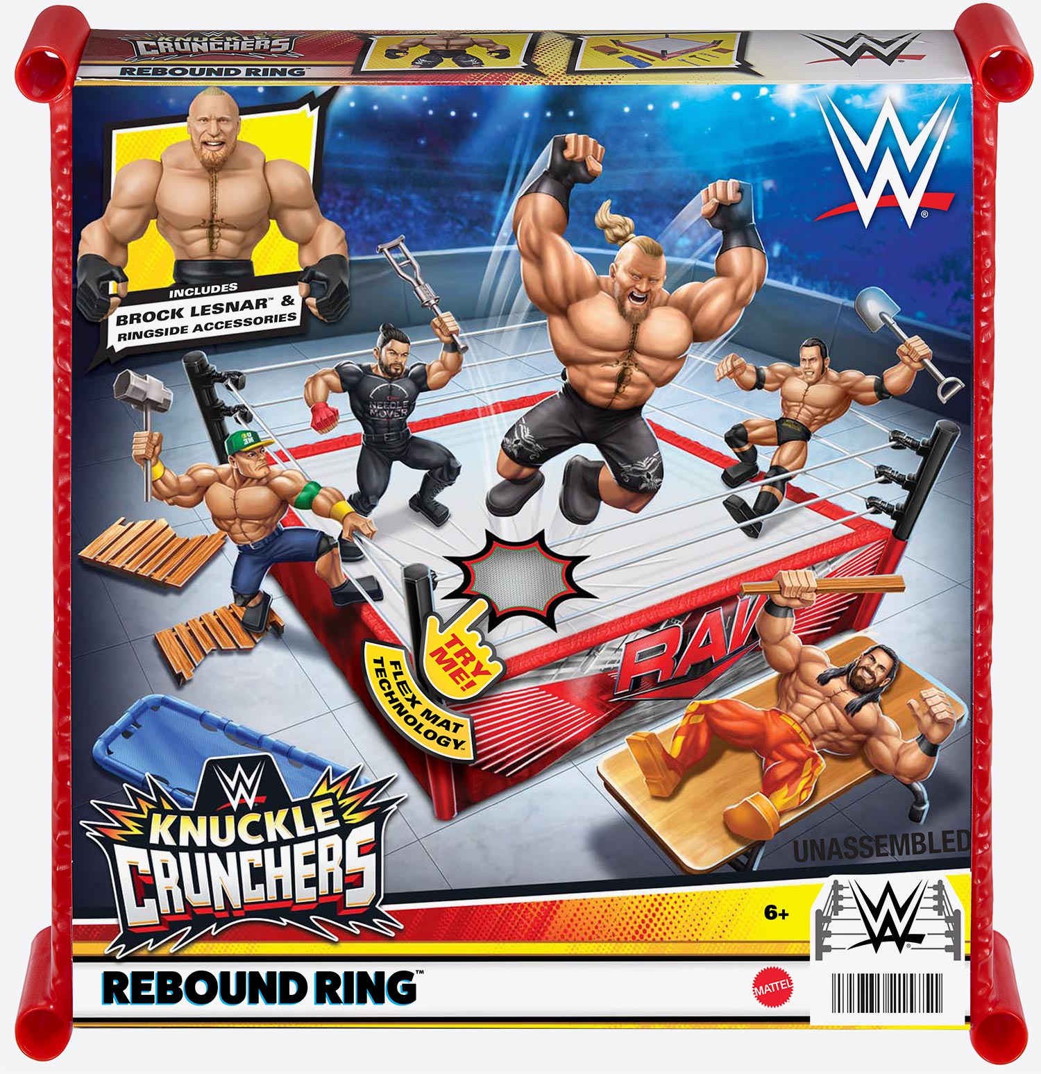 WWE Finn Balor Knuckle Crunchers 4 – Action Figure Da Wrestling Giocattolo – Mattel – Figura Di Finn Balor