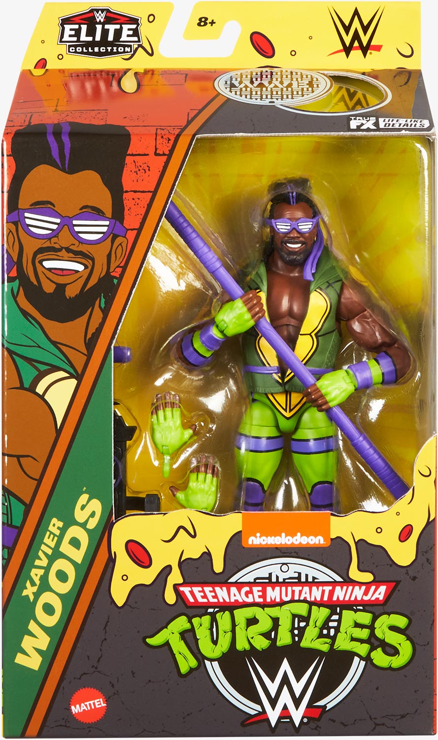 Xavier Woods TMNT x WWE Elite Collection Series #1
