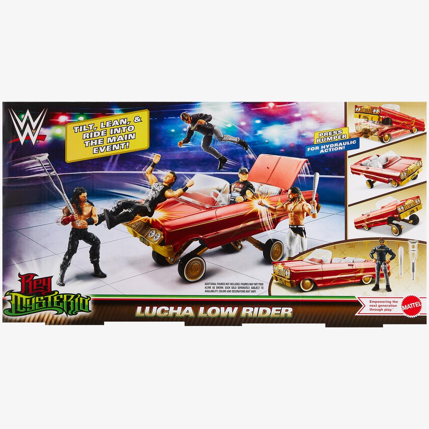 WWE Lucha Low Rider Vehicle (Includes Rey Mysterio)